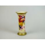 A Royal Worcester vase painted by Kitty Blake