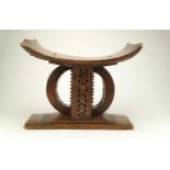 A tribal Ashanti stool, Ghana, Africa