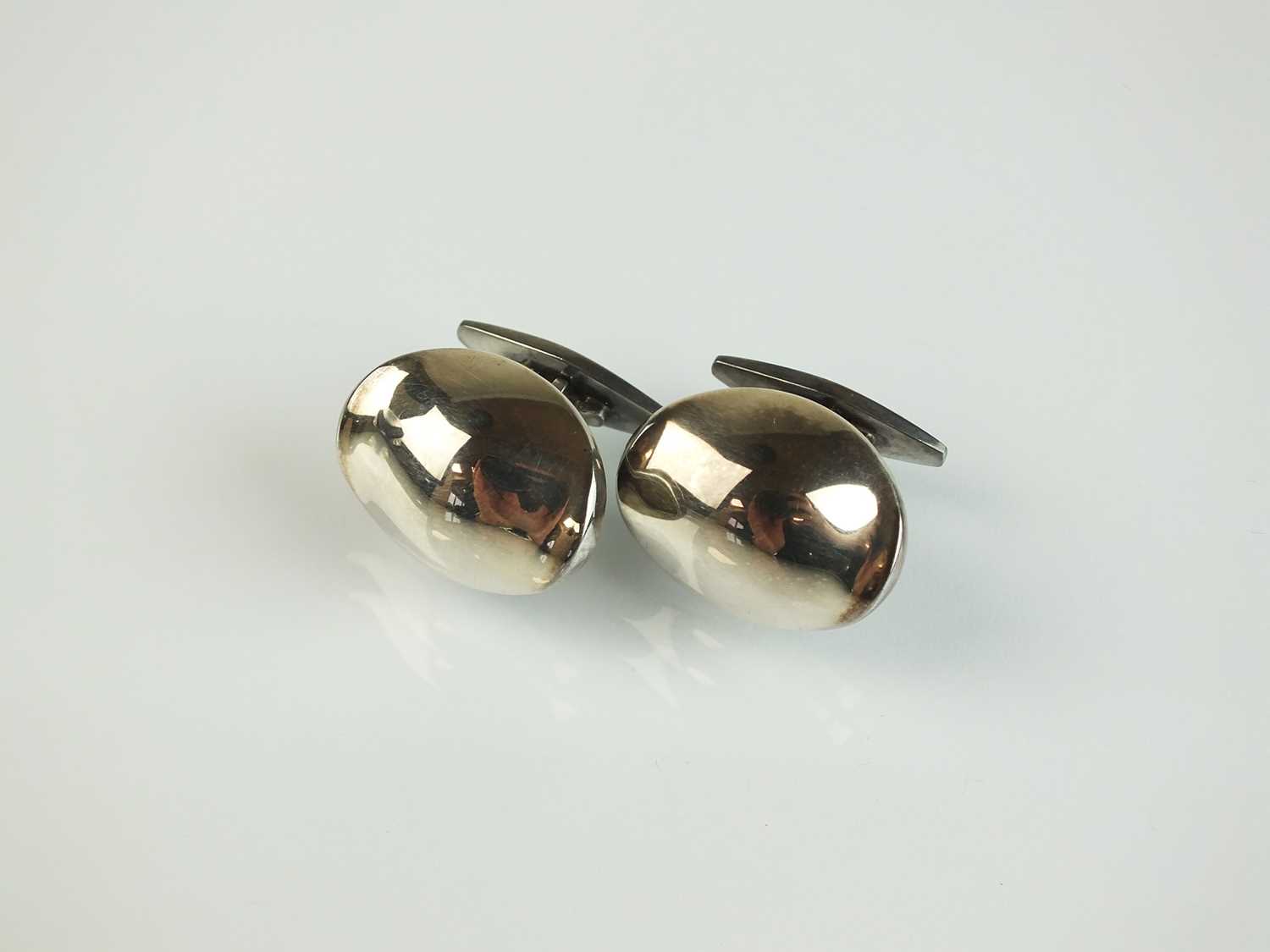 A pair of Georg Jenson silver cufflinks