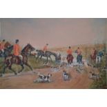 Early 20th Century (British School) Hunting Watercolour