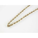 A 9ct gold chain