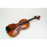 A good violin labelled Joseph Guarnerius, probably German 19th/20th century