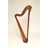 A good 18th century French harp by Saunter, Paris