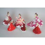 A group of six Royal Doulton ladies, including 'Sophie - Figure of the Year 2010' HN5376, 'Evening