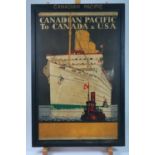 Kenneth D Shoesmith, Canadian Pacific Poster, Empress of Britain