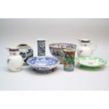 A selection of Chinese and English ceramics
