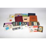 A collection of stamp albums and stock books