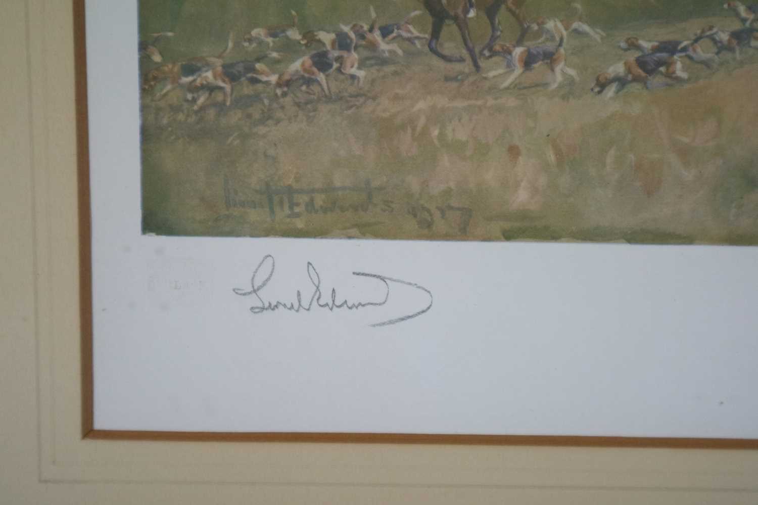 After Lionel Edwards (British 1878-1966), Hunting Print - Image 3 of 4