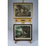 Collection of framed prints after George Morland and Hunting Scenes