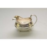 A George III silver cream jug