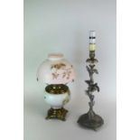 Two decorative desk lamps.