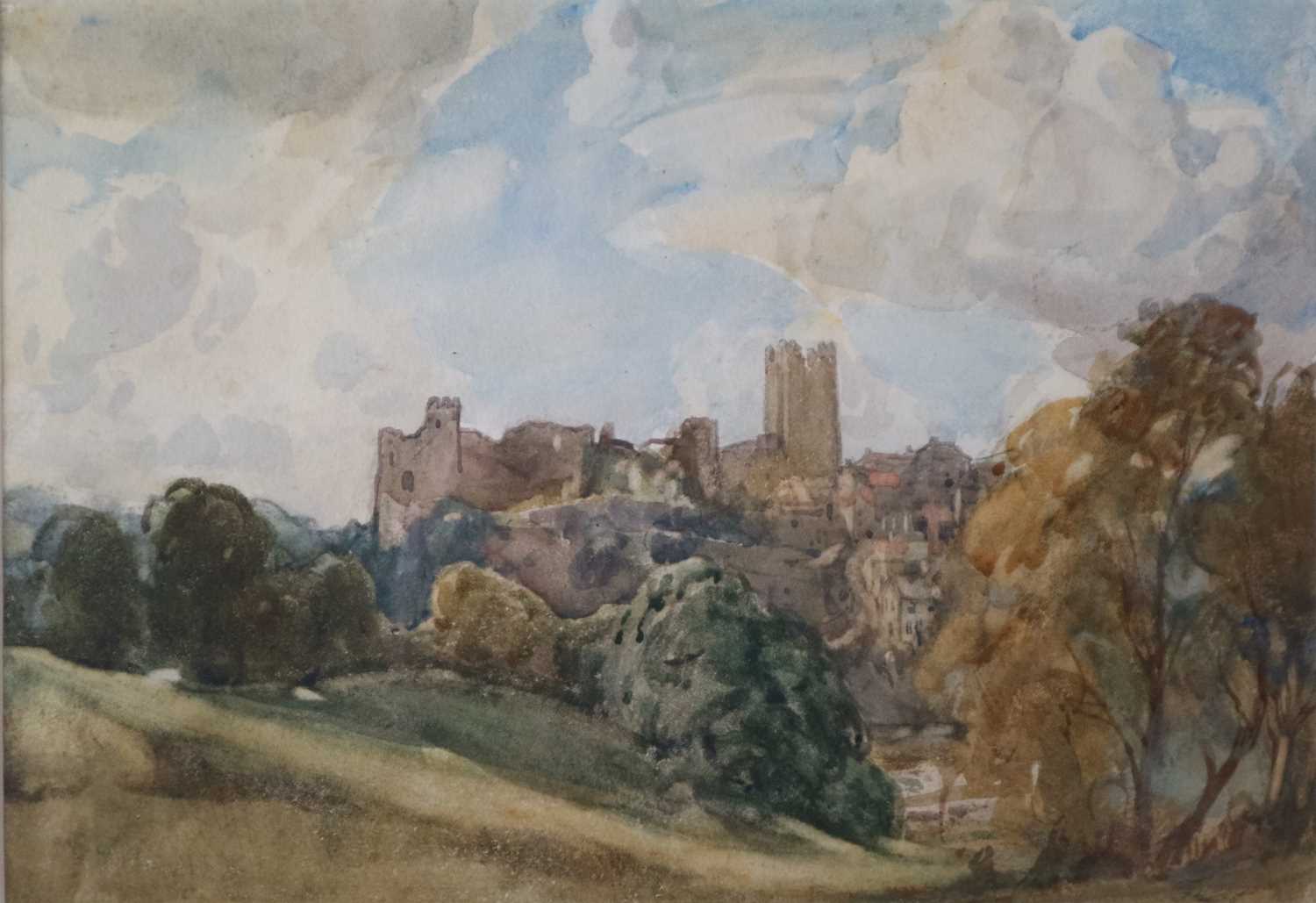 Arthur Ernest Vokes (British 1874-1964) Three Watercolours inc. Ludlow