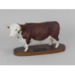 Beswick Connoisseur Model of a 'Hereford Bull'