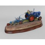 Border Fine Arts 'At the Vintage' (Fordson E27N Tractor), model No. B0517 by Ray Ayres, limited