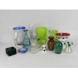 A collection of assorted glassware, 20th century