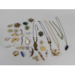 A collection of costume jewellery