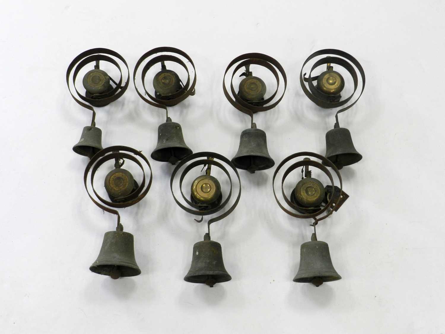 A selection of country house servant's bells (a lot)
