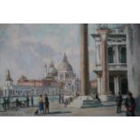 William Bernard Reid (British, exh. 1916-1938) Venetian Street Scene