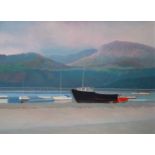 § Denby Sweeting (British 1936-2020), Boats at Barmouth