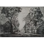 § Anthony Gross (British 1905-1984) Etching of a French Street
