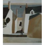 § John Knapp-Fisher (British 1931-2015), Buildings and Water at Conwy