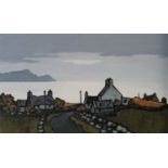 § David Barnes (Welsh Contemporary) Towards Holy Island