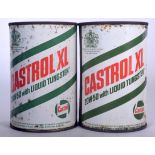 TWO CANS OF CASTROL XL LIQUID TUNGSTEN, unopened. 12.5 cm high.