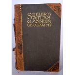 STIELER'S ATLAS OF MODERN GEOGRAPHY. 45 cm x 25.5 cm.