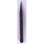 A PERSIAN ISLAMIC SCRIPT NAIL OR PEG, incised with calligraphy. 13.25 cm long.