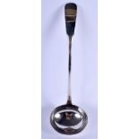 AN EARLY 19TH CENTURY SCOTTISH SILVER LADLE. Edinburgh 1818. 6.9 oz. 34 cm long.