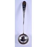 AN EARLY 19TH CENTURY SCOTTISH SILVER LADLE. Edinburgh 1824. 6.9 oz. 34 cm long.