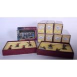 SEVEN BOXED CORGI VEHICLES, together with lead soldiers etc. (qty)