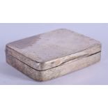 AN ASPREY AND CO SILVER BOX. 5.5 cm x 4.5 cm.