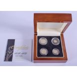 A QUEEN VICTORIAN YOUNG PORTRAIT PROOF COIN SET.