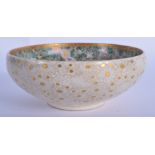 A 19TH CENTURY JAPANESE MEIJI PERIOD SATSUMA BOWL painted with foliage and vines. 12 cm wide.
