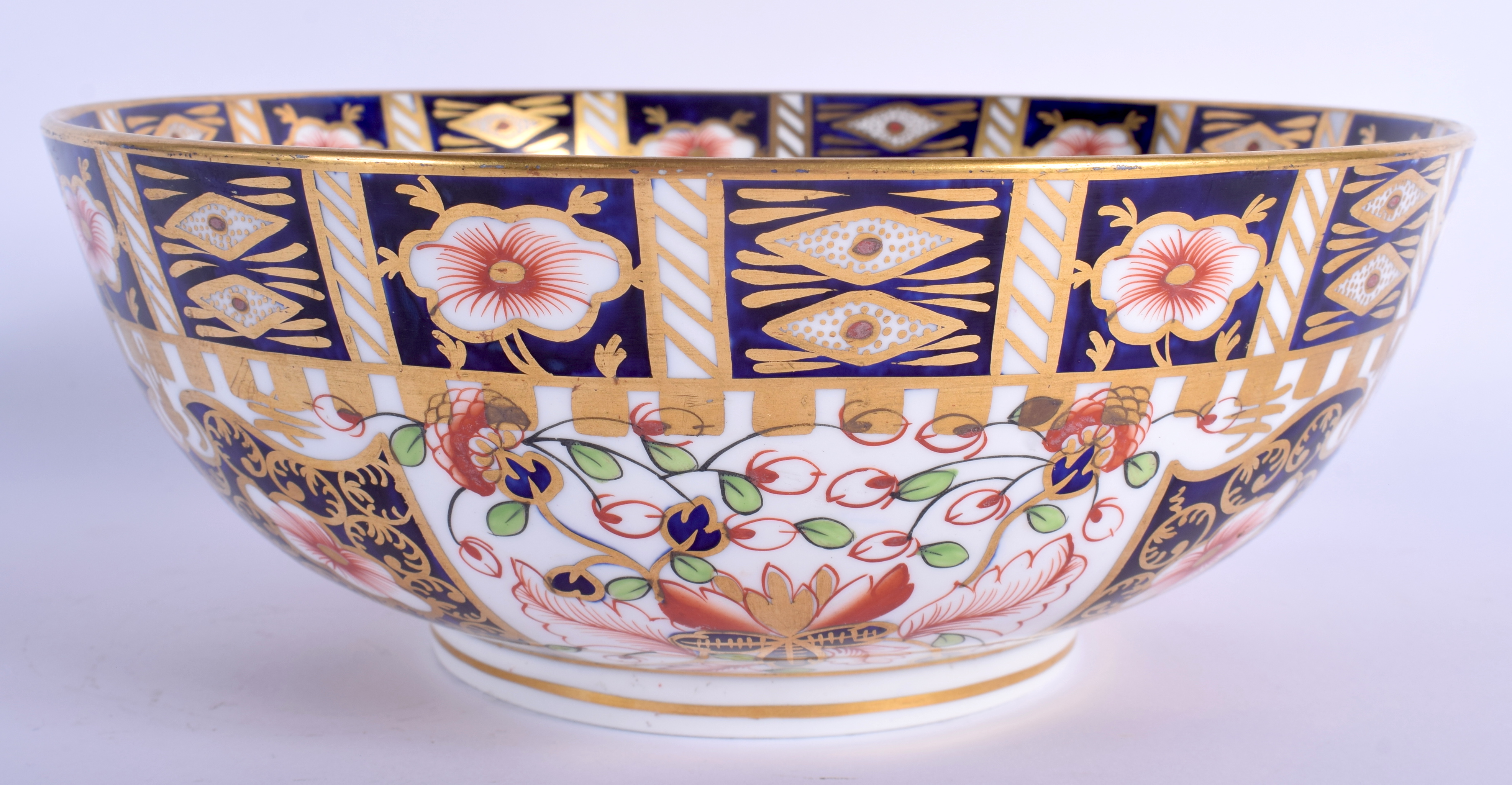 A LARGE ROYAL CROWN DERBY IMARI BOWL. 24 cm x 9 cm.