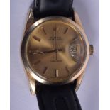 A VINTAGE ROLEX GOLD PLATED PRECISION WRISTWATCH. 3.25 cm wide.