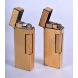 TWO DUNHILL LIGHTERS. (2)