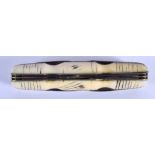 AN EXTREMELY RARE GEORGE III IVORY AND STEEL MULTI FUNCTION POCKET KNIFE. 8.5 cm long closed.