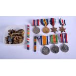 ASSORTED VINTAGE MILITARY MEDALS. (qty)