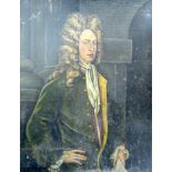 AMERICAN SCHOOL (18th/19th century) UNFRAMED OIL ON CANVAS, half length portrait of Philip Livingst