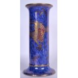A LARGE WEDGWOOD FAIRYLAND LUSTRE TYPE PORCELAIN VASE painted with dragons. 29 cm high.