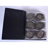 A COLLECTION OF CHINESE COINAGE, contained with a wallet. Wallet 15.5 cm x 9.5 cm.