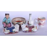 A GROUP OF CHINESE PORCELAIN, including an 18th century coffee cup. (qty)