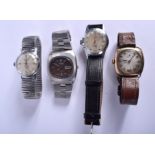 FOUR VINTAGE WRISTWATCHES including a 70s Seiko. (4)