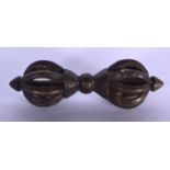 A TIBETAN BRONZE RITUAL OBJECT. 9.5 cm.