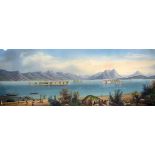 CONTINENTAL SCHOOL (19th/20 century) FRAMED GOUACHE WATERCOLOUR, “Lake Maggiore”, unsigned. 19 cm x