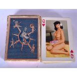 A 1940'S AMERICAN MODELS OF ALL NATIONS SET OF PLAYING CARDS, depicting nude females in various pur