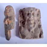 TWO CONTINENTAL ANTIQUITY FRAGMENTS. (2)