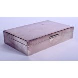 A CONTINENTAL SILVER BOX. 12.1 oz inc liner. 14 cm x 9 cm.